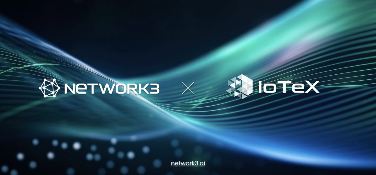 🚀 We are thrilled to announce our deep strategic partnership with @iotex_io! 🔥 Network3 is set to mint our native token on the IoTeX network, backed by their ecosystem, paving the way for groundbreaking achievements together! 🤝This collaboration marks a historic milestone.…