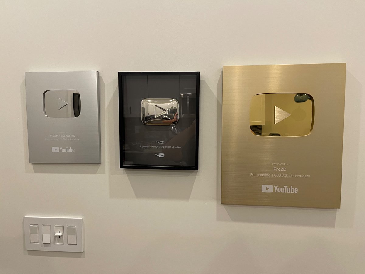 another one for the youtube plaque wall