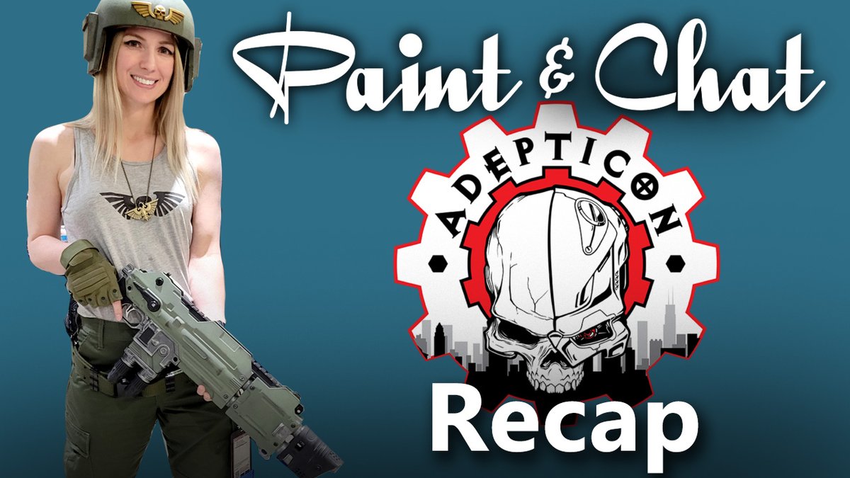 Starting my Paint & Chat in about 20 minutes! We all went to Adepticon this year and it was a blast. We plan to talk about what's changed since the last time we went (2019 for me) and why Adepticon is such a cool convention. Hope to see you there!

youtube.com/live/EBg9VSyYR…