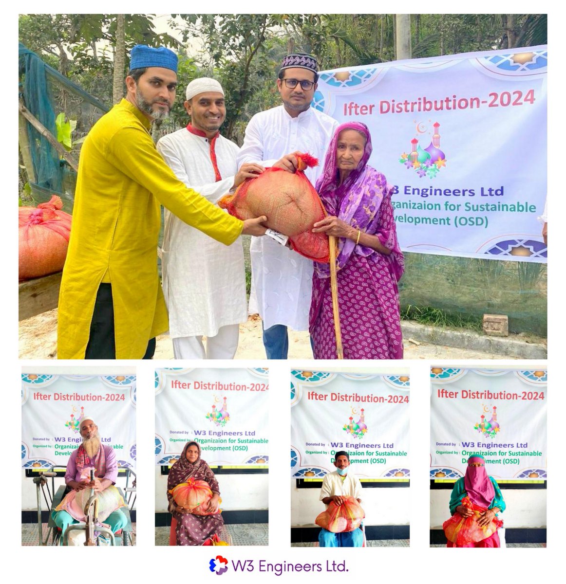 w3engineers's tweet image. W3 Family, with the Organization for Sustainable Development, has joyfully provided essential Ramadan items to those in need, aiming to bring smiles and support to our community. 
#W3Engineers #Ramadan #GivingBack #CommunitySupport #RamadanKareem