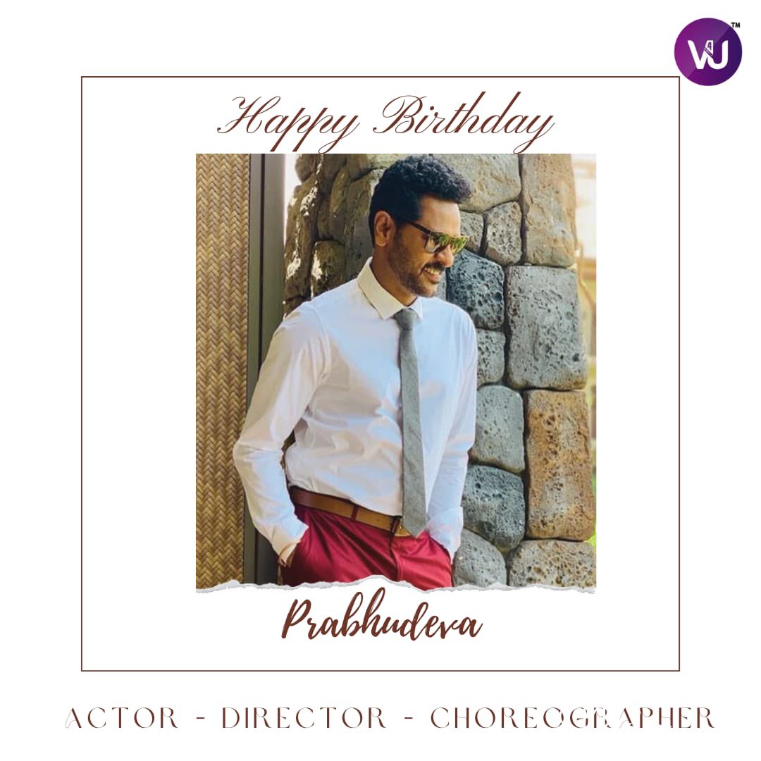 Join us in Wishing a Prosperous Birthday to Actor & Choreographer #Prabhudeva sir🤗🎂💐

#HBDPrabhuDeva 
#HappyBirthdayPrabhuDeva 

@PDdancing 

Warm Regards 
Team @V4umedia_ & @RIAZtheboss