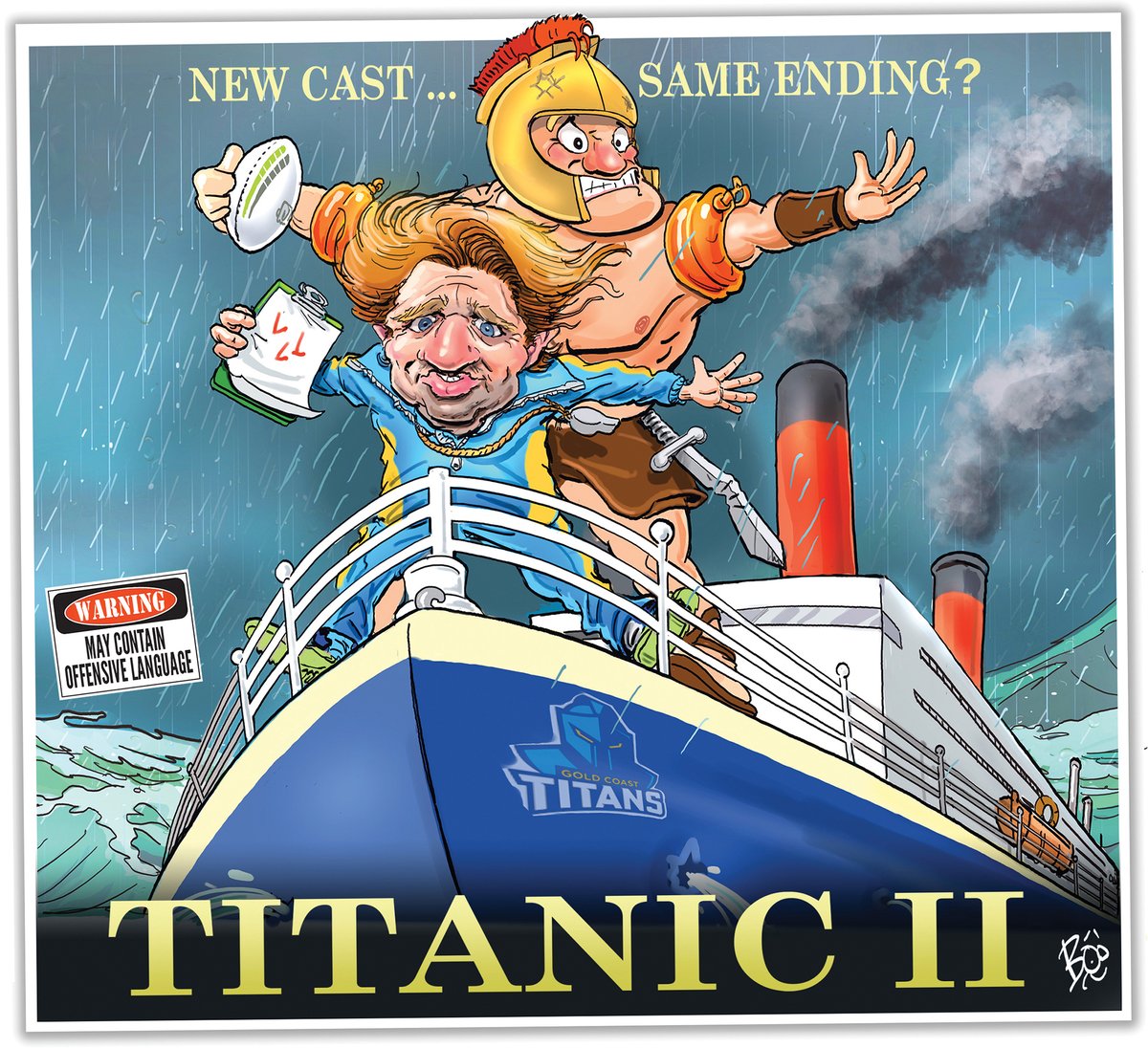 It's hardly been a box office start for new director Dessie hasler and the @GCTitans. With a 0-3 start and the loss of captain tino the season could fast develop into another tearjerker. My art for @telegraph_sport as @brentread_7 has an early look at the #nrl coaching landscape