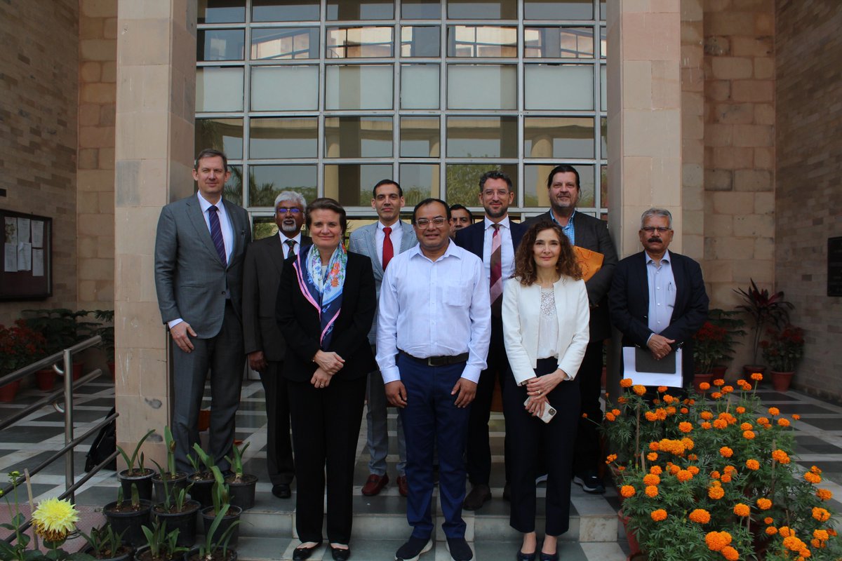 Prof. Dr. Martina Hirayama, State Secretary for #Education, #Research and #Innovation, and her delegation travelled from Bengaluru to New Delhi last week to meet with Indian representatives from various ministries. 1/2