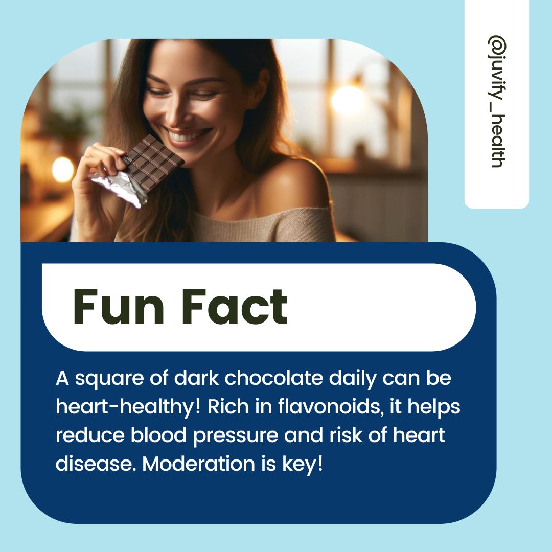 #HealthyIndulgence #DarkChocolateBenefits #FlavonoidPower #HeartHealth #ModerationMagic #SweetSelfCare #AntioxidantRich #BiteSizeWellness #ChocolateLovers #HealthyHabits