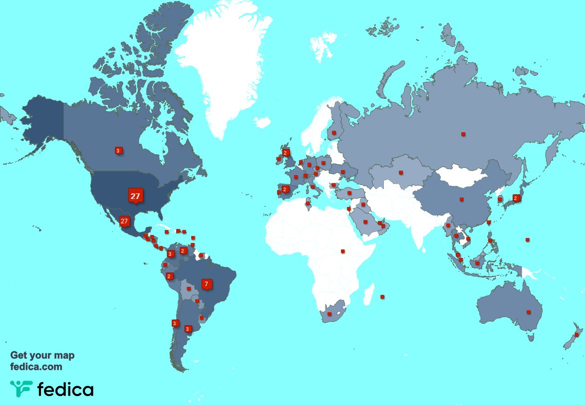 Special thank you to my 31 new followers from USA, Brazil, and more last week. fedica.com/!HaremKappa
