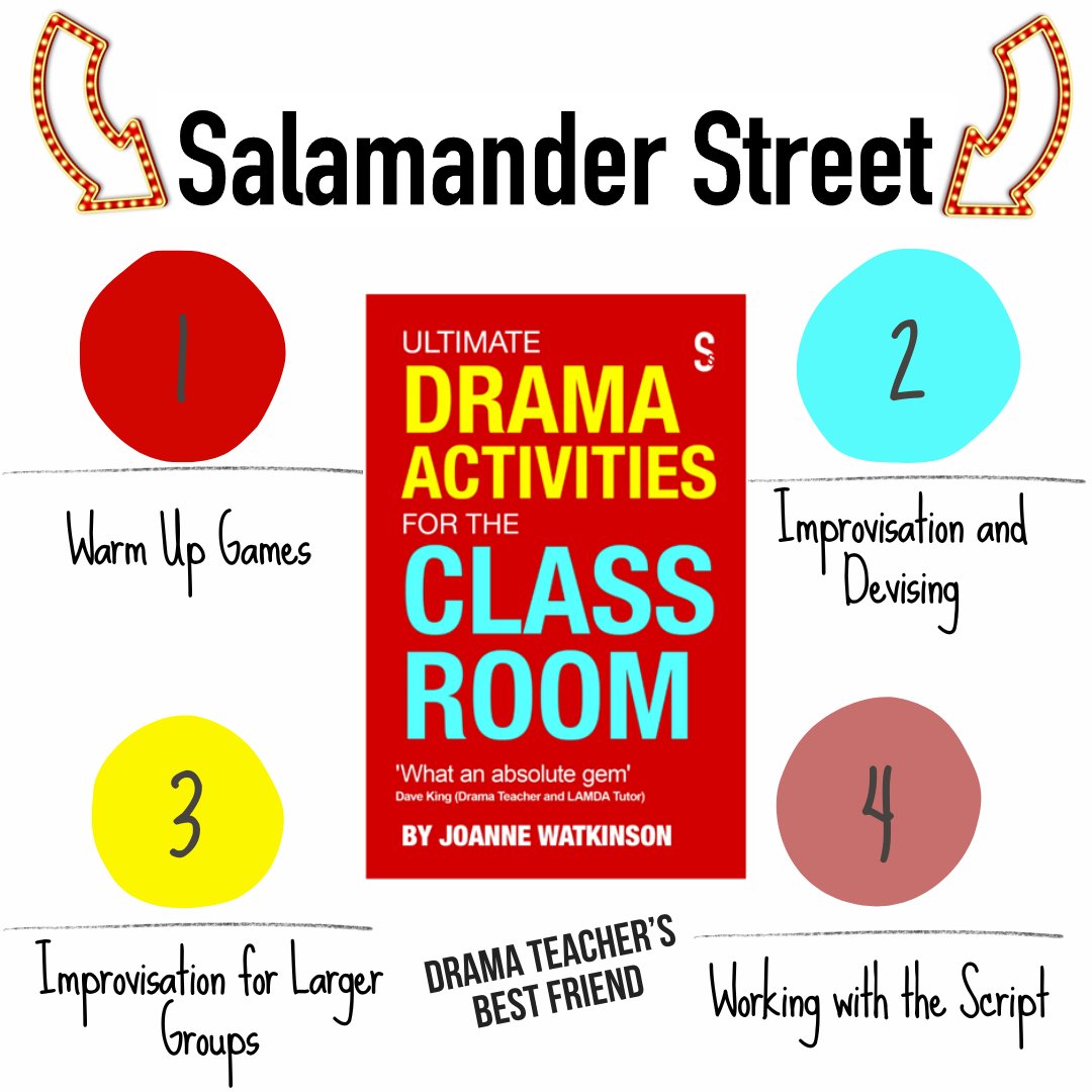 Packed full of games, activities and exercises - Ultimate Drama Activities for the Classroom by Joanne Watkinson. salamanderstreet.com/product/ultima…