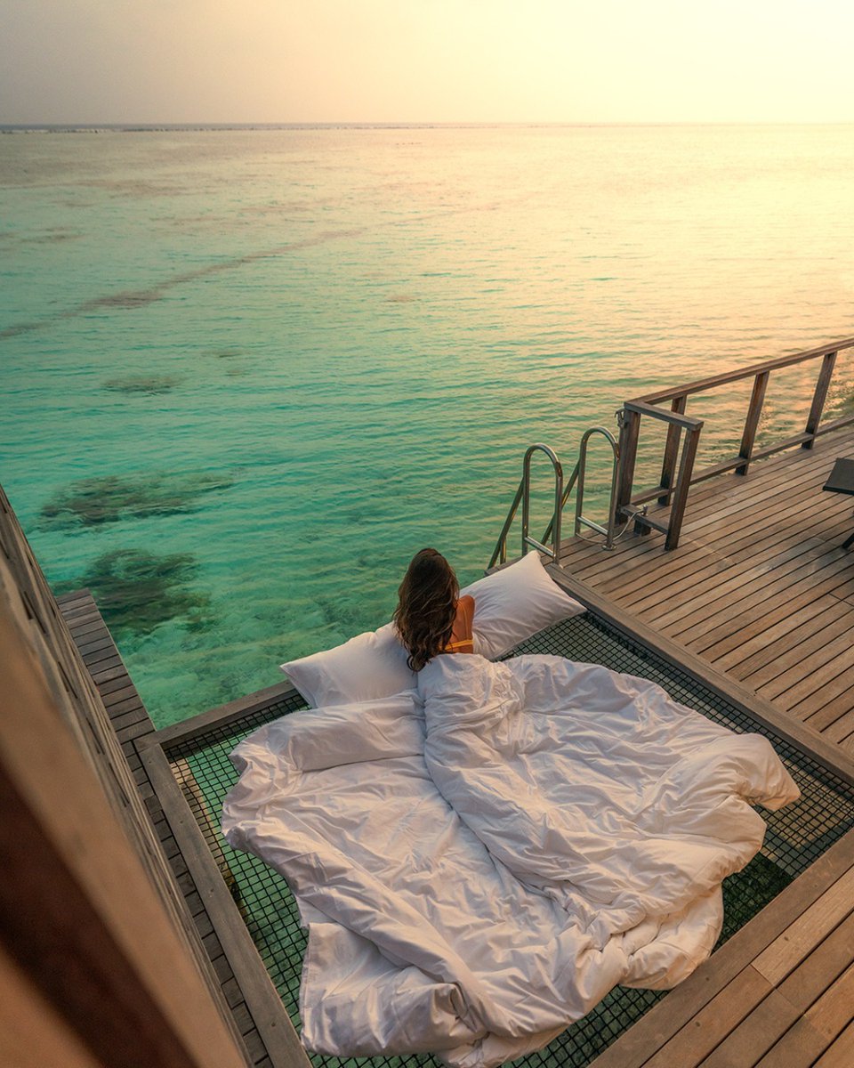 Watching the Maldives' sunset unfold from a hammock is pure paradise. ✨☁

📸: Le Meridien Maldives Resort & Spa via florina__toma on IG

#MaldivesVirtualTour #Maldives #VisitMaldives #LeMeridienMaldives #LeMeridienHotels #DestinationUnlocked