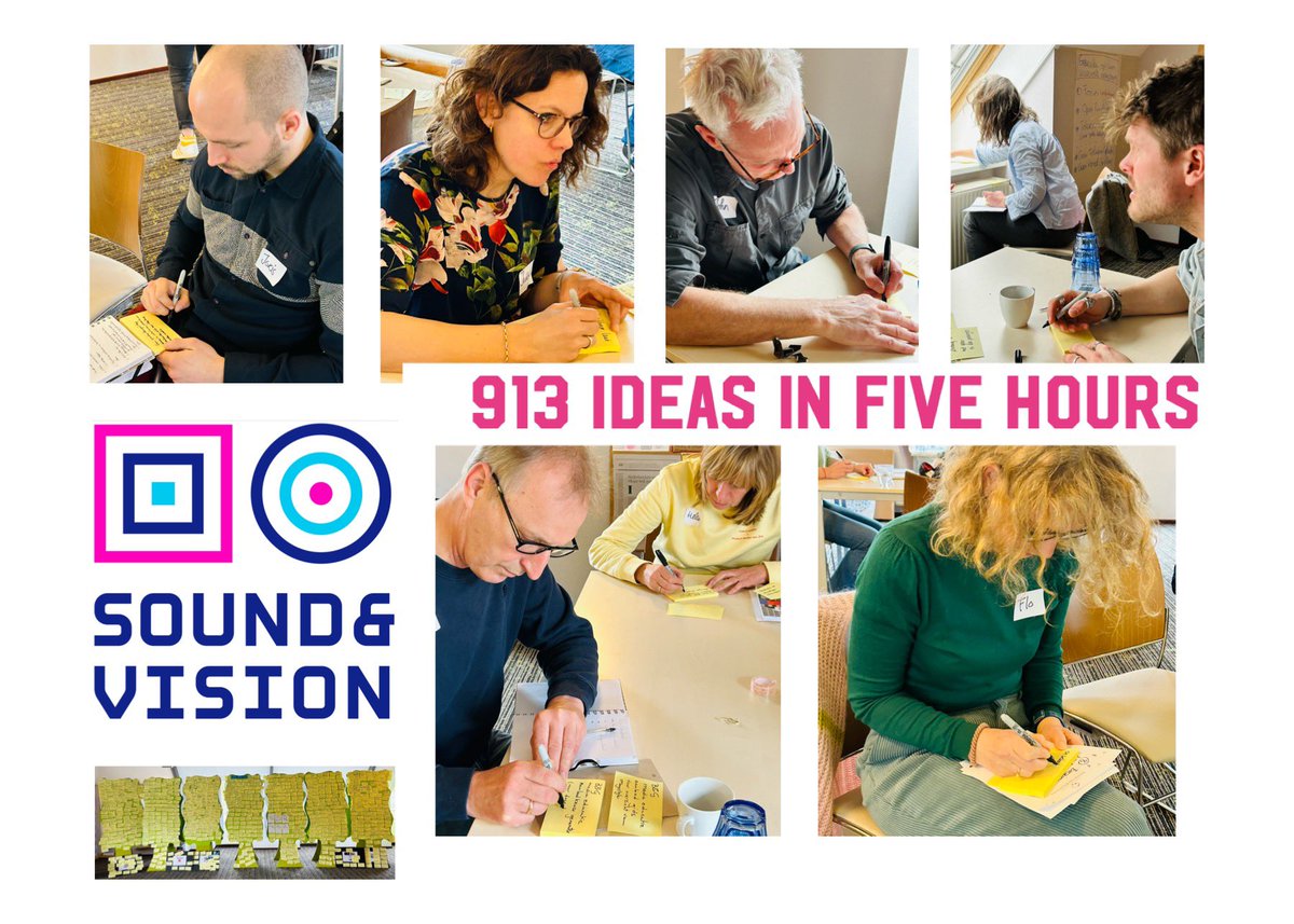We generated 913 new business ideas in 5 hours. Do you want to learn how to do this too? then check out a unique innovation learning opportunity in Italy 🇮🇹 in June: bit.ly/forth-training #innovation #designthinking #training