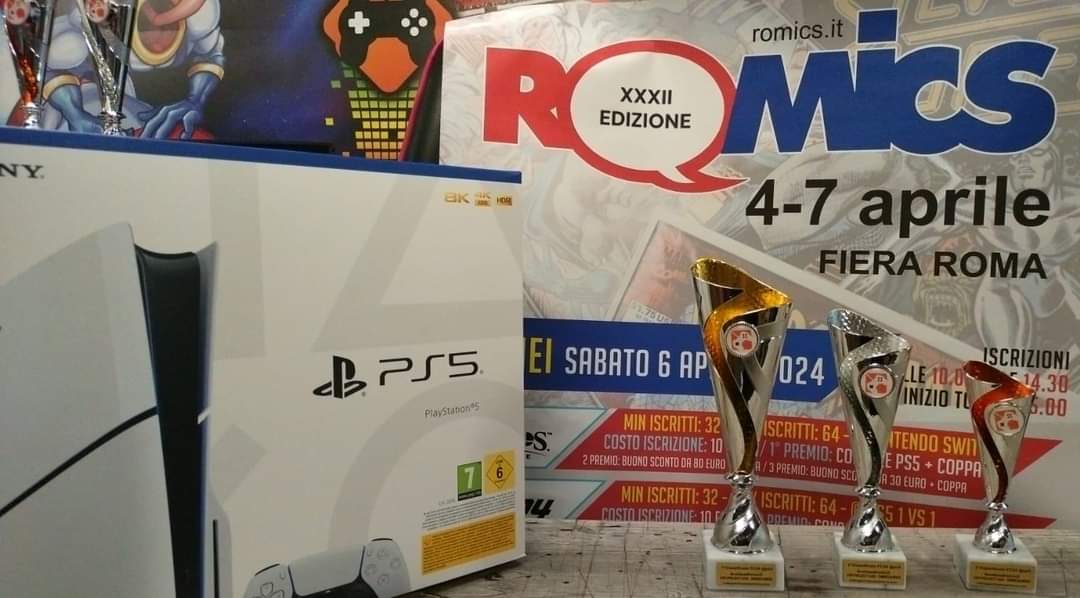 #romics2024 
<a href="/RomicsOfficial/">Romics Official</a> pad 6 stand <a href="/vxp_project/">vxp-project</a>
Tutti i giorni tornei e intrattenimento, il sabato in palio anche una #Ps5 e una #nintendoswitch 
#goEMME #Esports Videogiochiperpassione.com #gaming #leagueoflegends #Tekken8 #fc24 #MarioKart8Deluxe #SuperSmashBrosUltimate