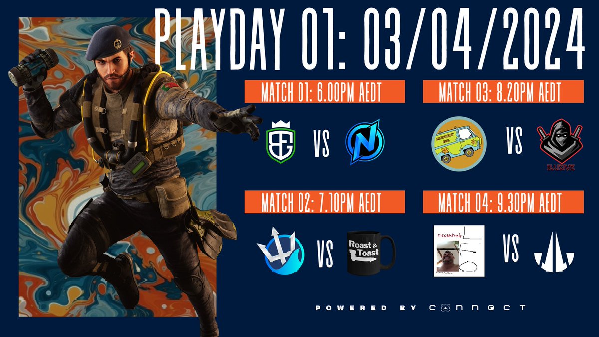 Are you ready!? Today is the day KAI Tournaments #RainbowSixSiege series one goes LIVE tonight at 5.30pm AEDT! Eight teams will face off for a prize pool of $1,000, hope to see u there!