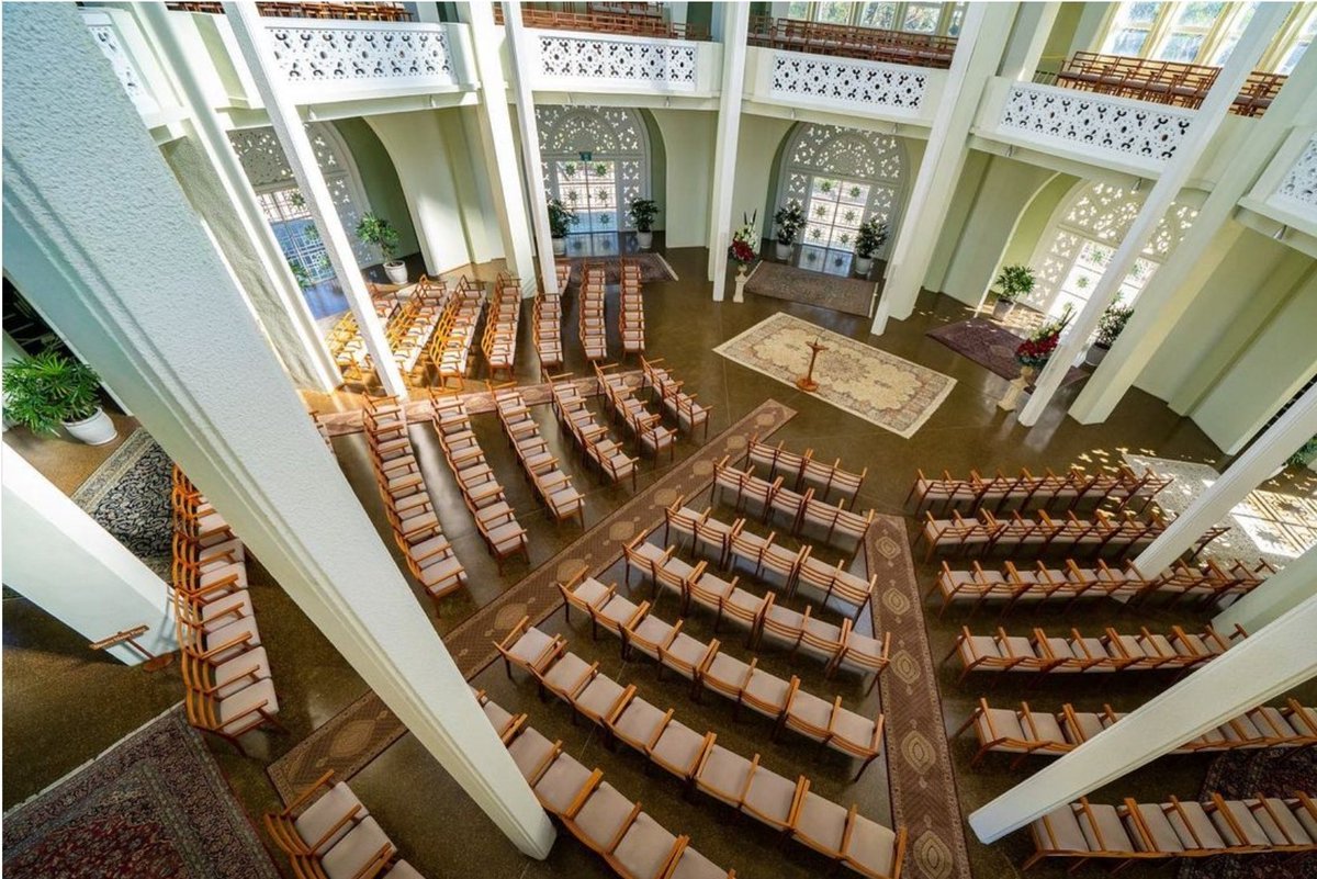 Another beautiful shot of the inside of the #Bahai #HouseofWorship in #Sydney #Australia #BahaiFaith