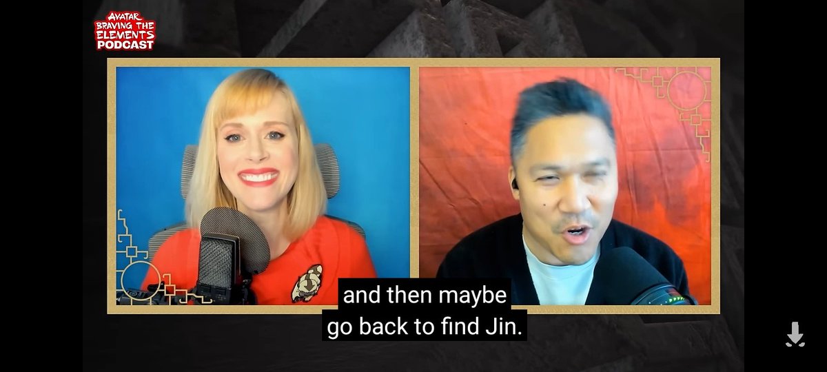 enemieslovering's tweet image. not dante basco saying zuko went back to the earth kingdom after becoming firelord to find jin and gift her a fountain😭😭😭❤️