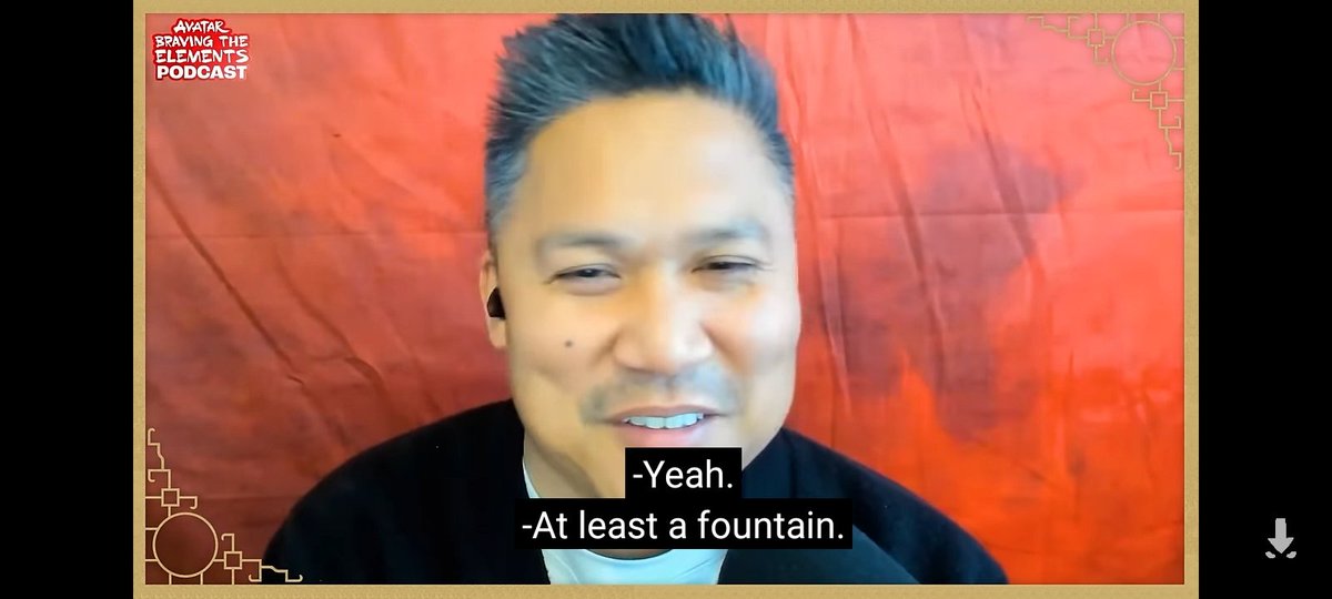 enemieslovering's tweet image. not dante basco saying zuko went back to the earth kingdom after becoming firelord to find jin and gift her a fountain😭😭😭❤️