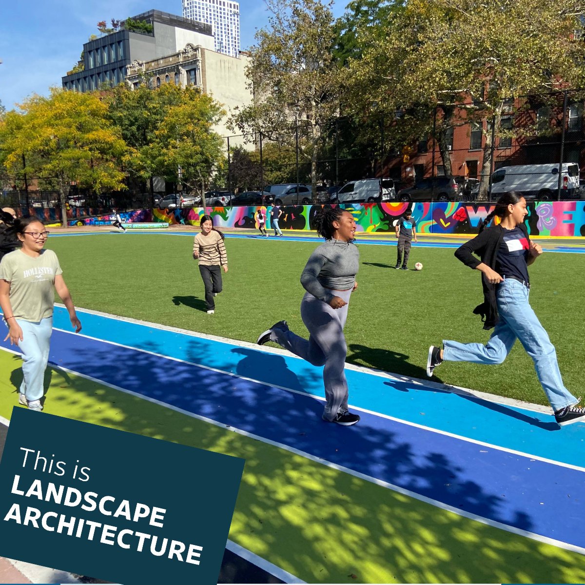 Happy Landscape Architecture Month!  The whole world is our canvas, and communities are our paint brushes!

This month I will be sharing 30 ways that landscape architects shape the world we live in.

#Thisislandscapearchitecture
#WLAM2024
#ASLA
<a href="/NationalASLA/">American Society of Landscape Architects</a>