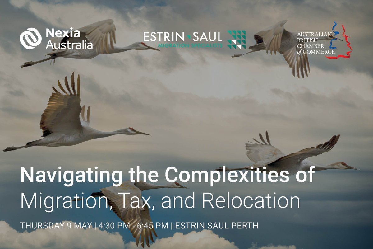Engage with industry leaders from Estrin Saul, DFAT, Nexia & AussieOS, who will share advice on navigating the complexities of migration, tax, & relocation. This session promises invaluable insights for businesses looking to enhance international staffing. britishchamber.com/events/event-d…