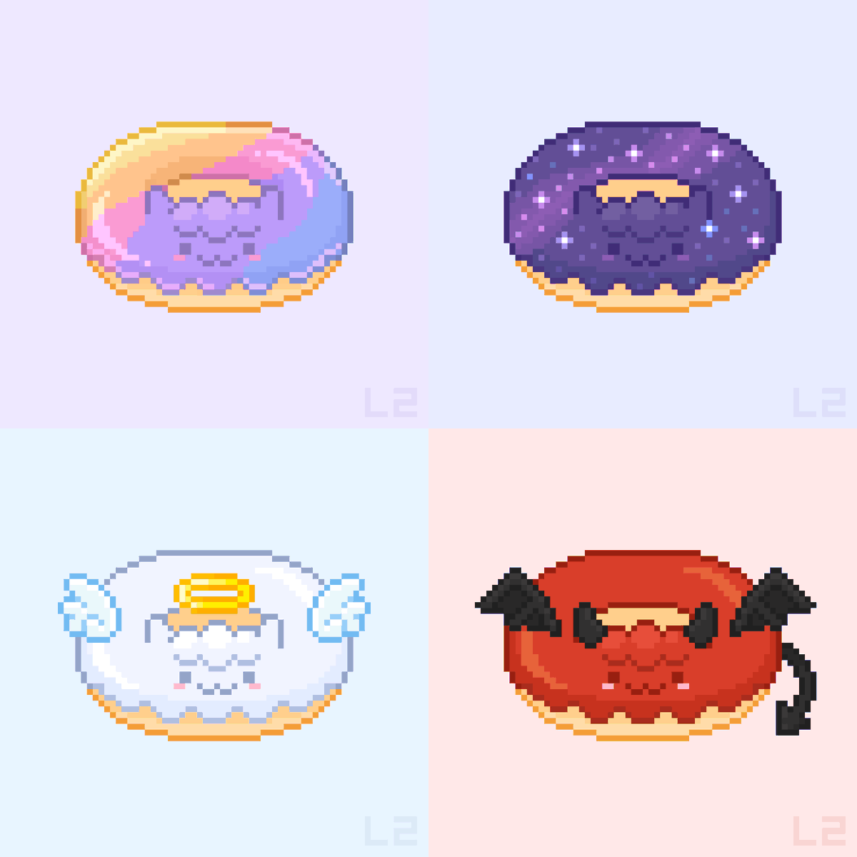 NoruPixels's tweet image. Alpaca donuts? '-' Coming soon to Paca Cafe~