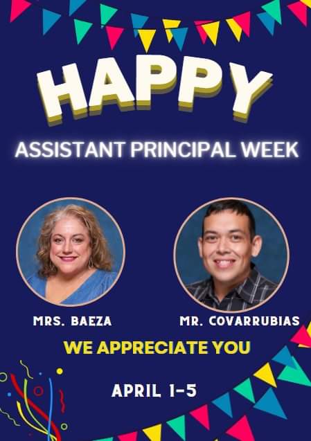 🏫 This week is Assistant Principal Week, let's show our appreciation for their hard work and dedication 🍎 Thank you to our amazing Assistant Principals for your efforts in making our schools a better place! 🌟 #AssistantPrincipalWeek #ThankYouAPs #midlandisd