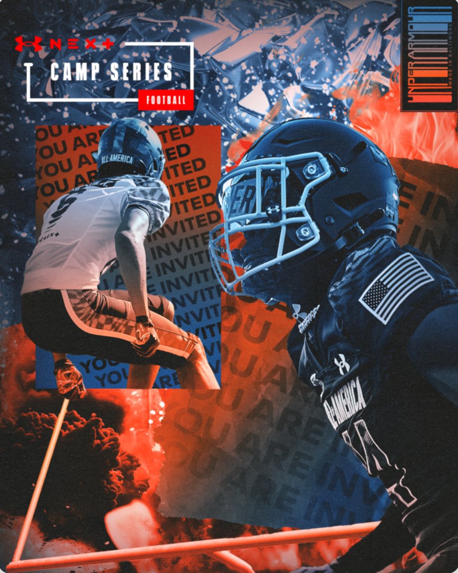 Blessed to be invited to the @UANextFootball camp series to showcase my talents!! @TheUCReport @DemetricDWarren @Mark__Porter @247recruiting @PrepRedzoneOH @MohrRecruiting @TomLuginbill @brentullery @chselksfootball @TrackElks #UANext