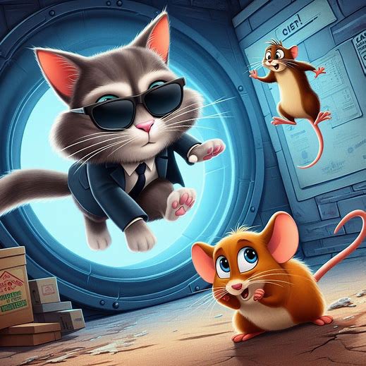 GbhoyDownUnder's tweet image. Whiskers narrowly avoided a cat-astrophe today 

Turns out, the Dog Park Gang had a mole: Jerry the gerbil

But in the end, it was purr-sistence that saved his tail

Check out CIA.COM 🙀

$CIA