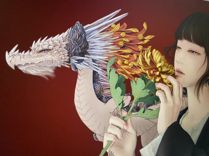 #これがこうなる選手権ここをこうこうこうっ!!!頑張って何処かに出せるようにするのが今の目標#wip#龍#デジタルミックス 