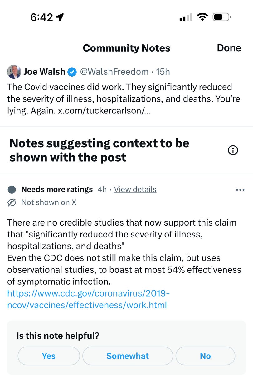 WTF?!? Am I dreaming? I just saw a proposed community note that does NOT support the narrative. Can you believe that?

Here’s the screenshot: