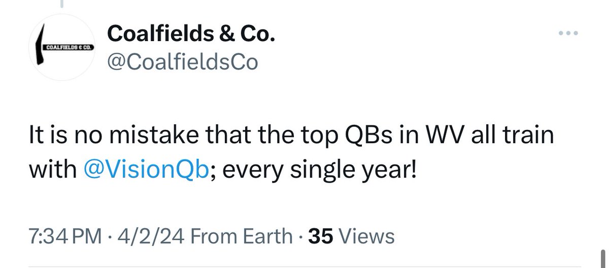 Truly appreciate what @CoalfieldsCo does for the state of WV! Year in, year out, they provide much needed resources for in-state athletes to get the most out of their development and exposure. We are so proud of the work we’ve done and will continue to do in WV!