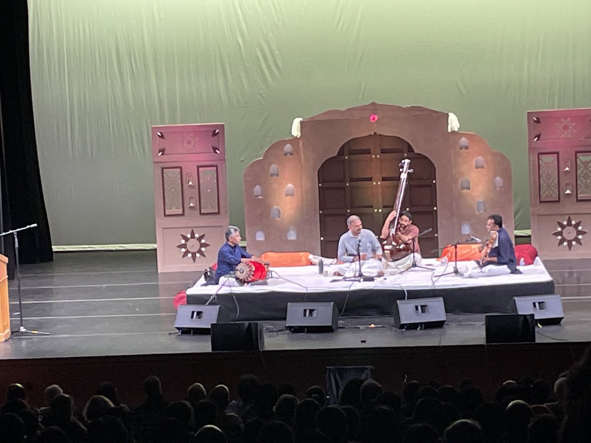 Attended an Amazing concert by @tmkrishna , HN Bhaskar, Sivaraman in Boston on March 31st