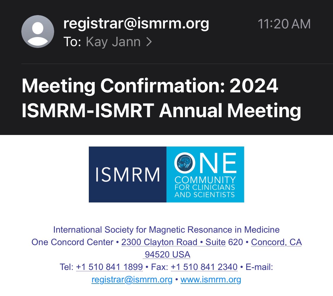 See you all in #Singapore for @ISMRM #ISMRM #neuroscience #neuroimaging #MRI #ISMRM2024 #science #colleagues #friends #community