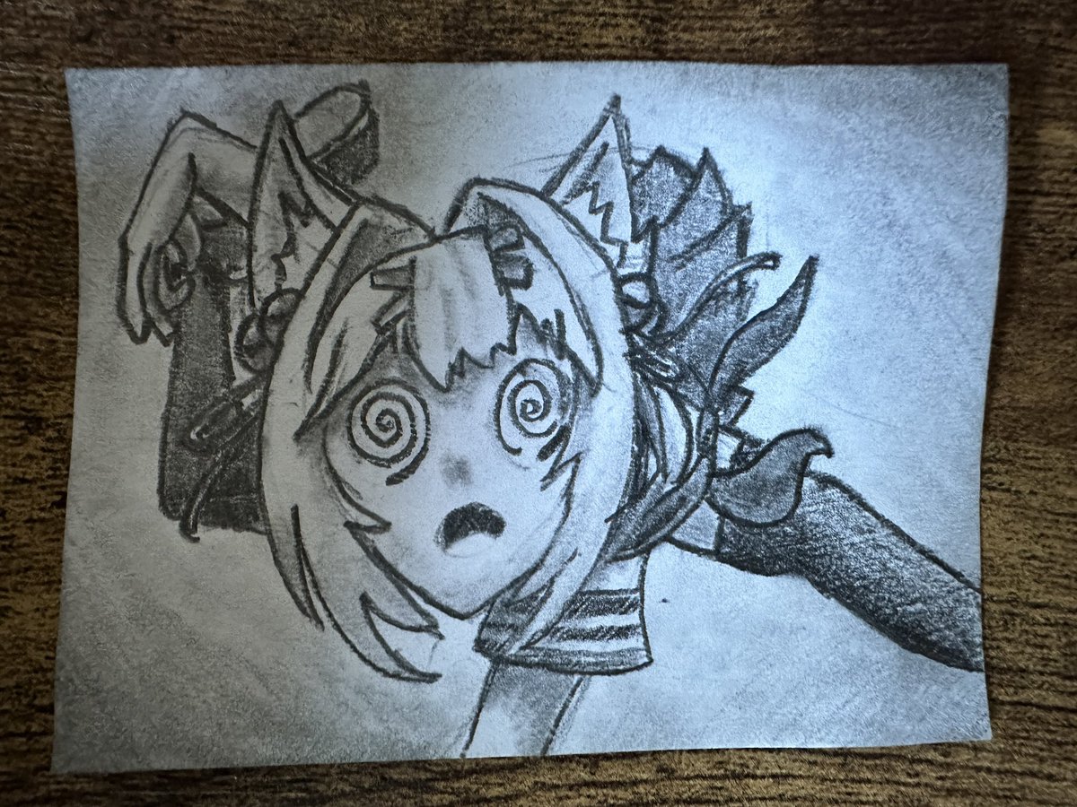 BsmallArt's tweet photo. A #sketchcard practice of @filianIsLost 
#art #sketch #Vtubers https://t.co/EriKHGZNZM
