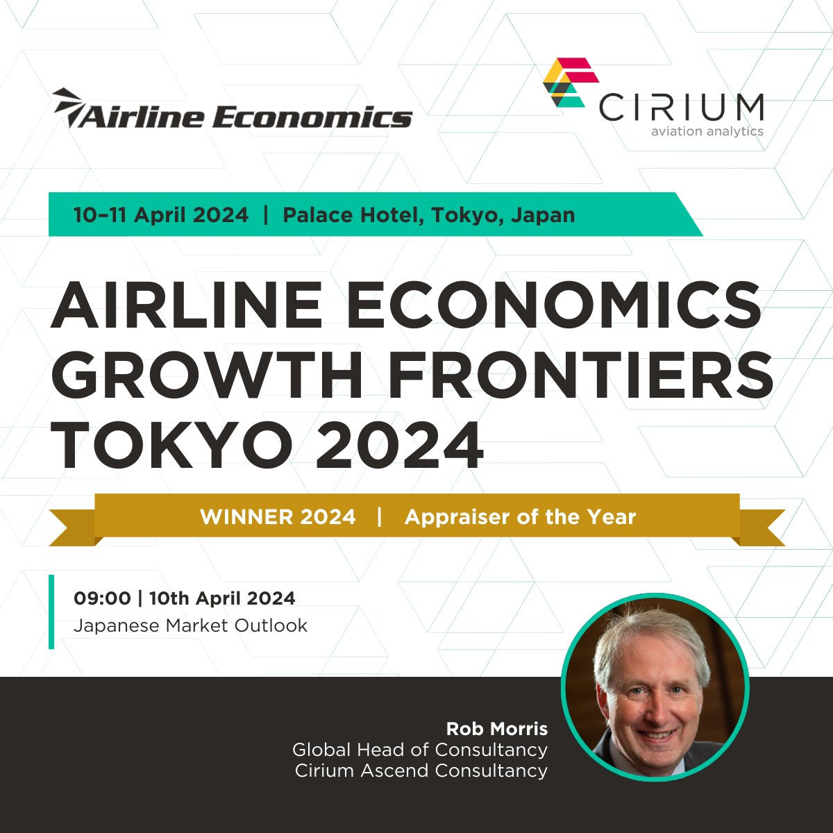 Hear from the Award Winning Cirium Ascend Consultancy team at #AETokyo24. Join Rob Morris, @HertsRoyal, for a detailed analysis and sector overview. Looking forward to seeing you there. More info: cirium.com/resources/avia… #AviationIndustry #Aviation #AirlineEconomics #aircraft