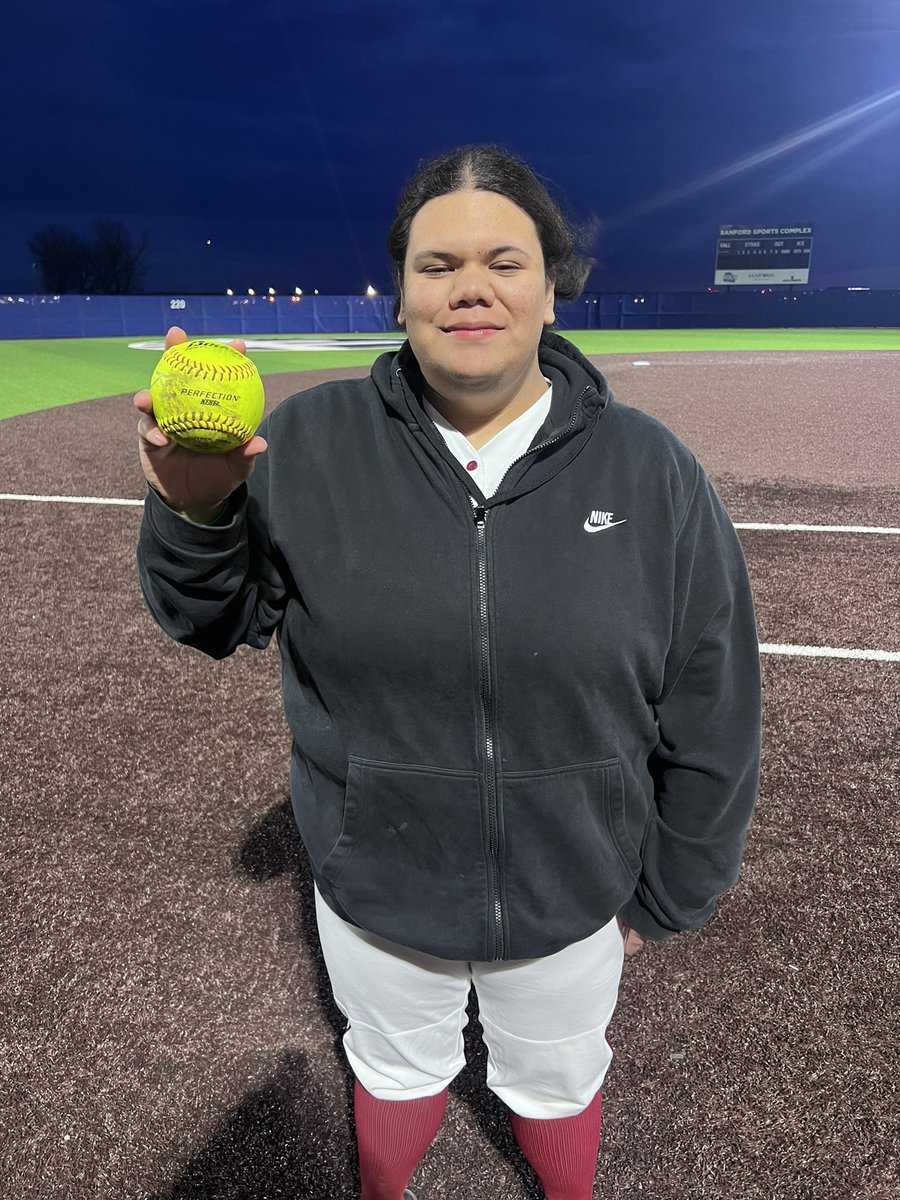 RRiderSoftball's tweet photo. That’s a wrap on the first game! Sophomore Aliyah C. starting off with a HOME RUN! way to go girl!! Today’s game ended in a loss, but these girls have so much to look forward to! Can’t wait for the rest of the season Riders!! Next game is Tuesday in Mitchell!🥎🥎 https://t.co/zXVMWRKVk1