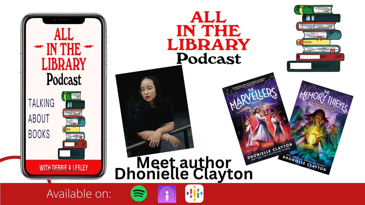 This month Lesley and Vanesha talk to the amazing Dhonielle Clayton. She talks about The Marvellers and there may be a mention of Harry Potter. You have to listen. <a href="/HumbleISD_lib/">Humble ISD Libraries</a> <a href="/HumbleISD/">Humble ISD</a> #middlegrade #kidsbooks