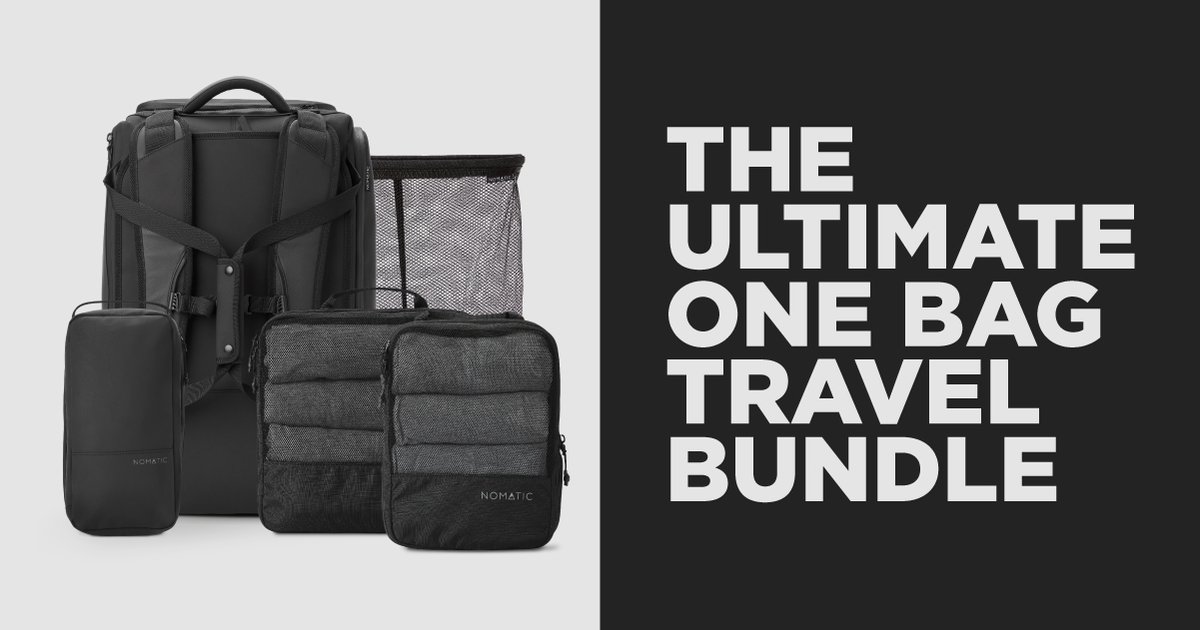 Seamless travels await! 🌍✈️ Explore our One Bag Travel Bundle, featuring our 40L Travel Bag and curated accessories for organized and accessible journeys. Pack smart, travel smoother. #lifeonthemove Take 20% off: bit.ly/4cGeChK