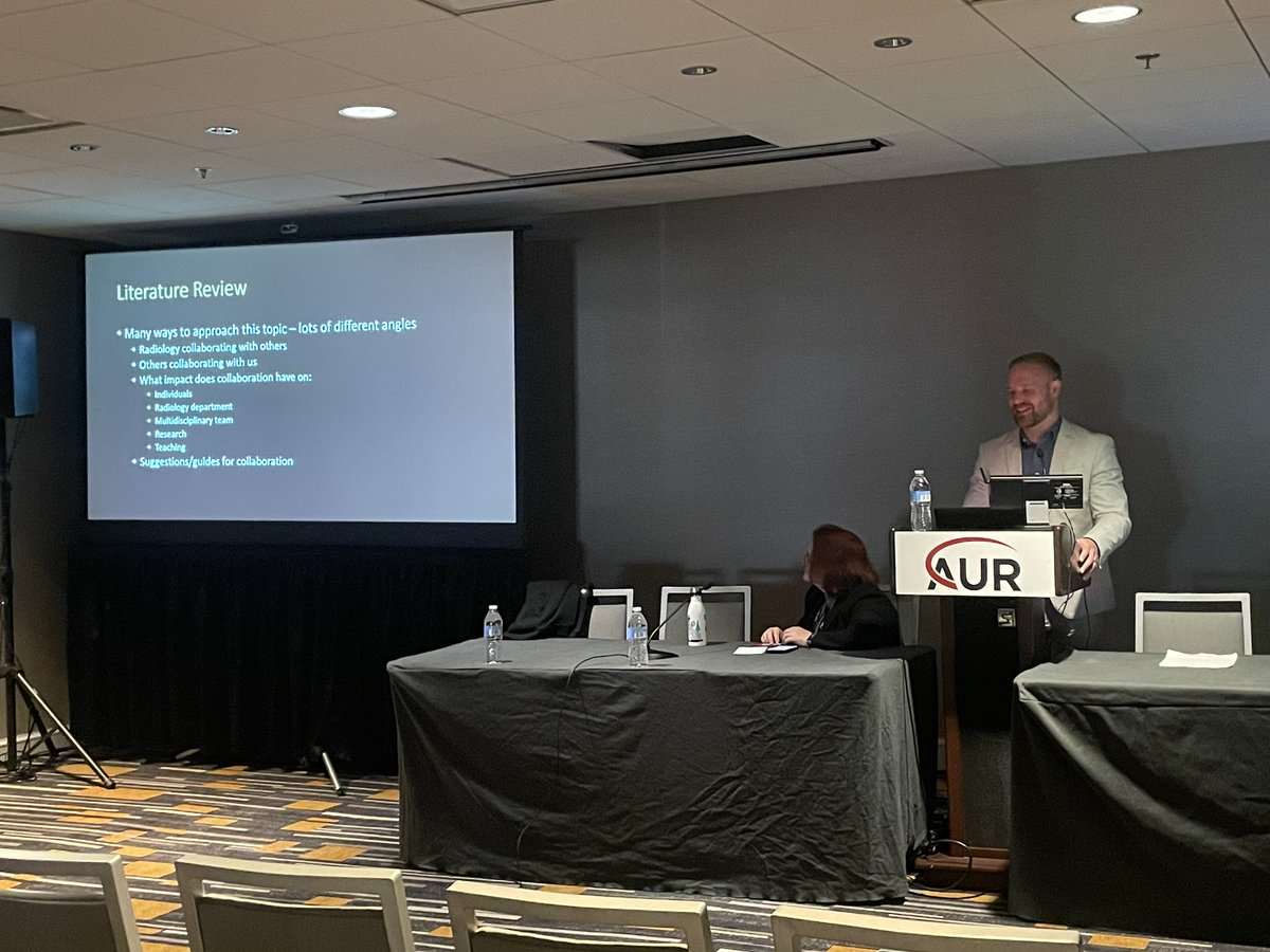 Outstanding presentation today from @garrettbarfoot at #AUR24 giving an update on our RRA Collaboration Task Force. Watch for more from our group in the coming year!