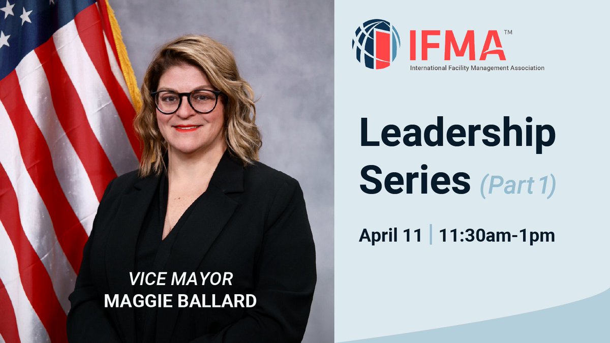 Don't miss your chance to hear from Vice Mayor Maggie Ballard to kickoff our Leadership Series at the Kansas Leadership Center April 11. Sign up today and bring a colleague! We look forward to seeing you there! 👀🫵 ifma-wichita.ticketleap.com/ifma-wichita/ #facilitymanagment #facilityservices