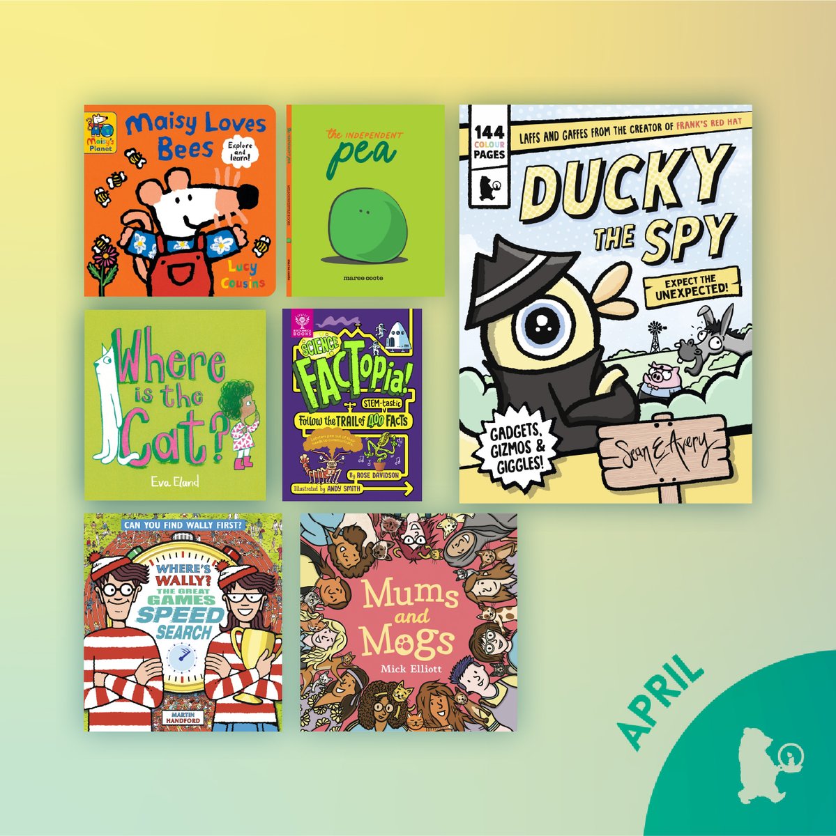 WalkerBooksAus's tweet photo. Wishing a very happy April book birthdays to these titles 💚 https://t.co/UH2Bx61ICB