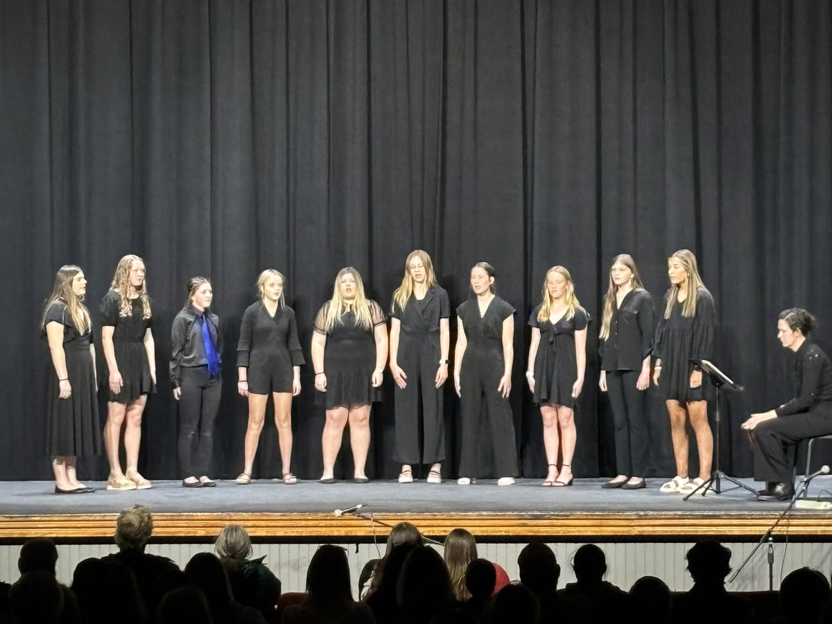 Fine Arts night at WHS.  Talent in so many spots. Well done.  #OneWamego