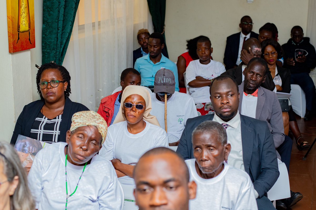 RISE_coalition's tweet photo. #acidattack survivors in Uganda showed up in big numbers to support Beyond the Scars Initiative for the launch of the situational analysis. 💪🏾 https://t.co/F3avEhConN