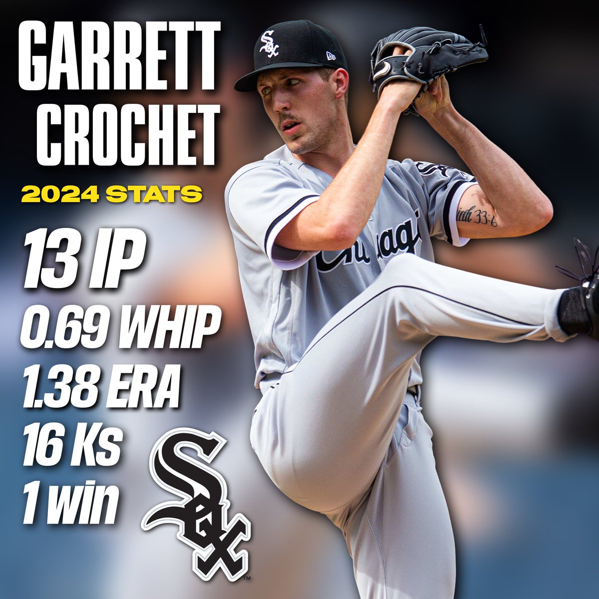 PIOTBPod's tweet image. Garrett Crochet has been NASTY in 2024! 🔥