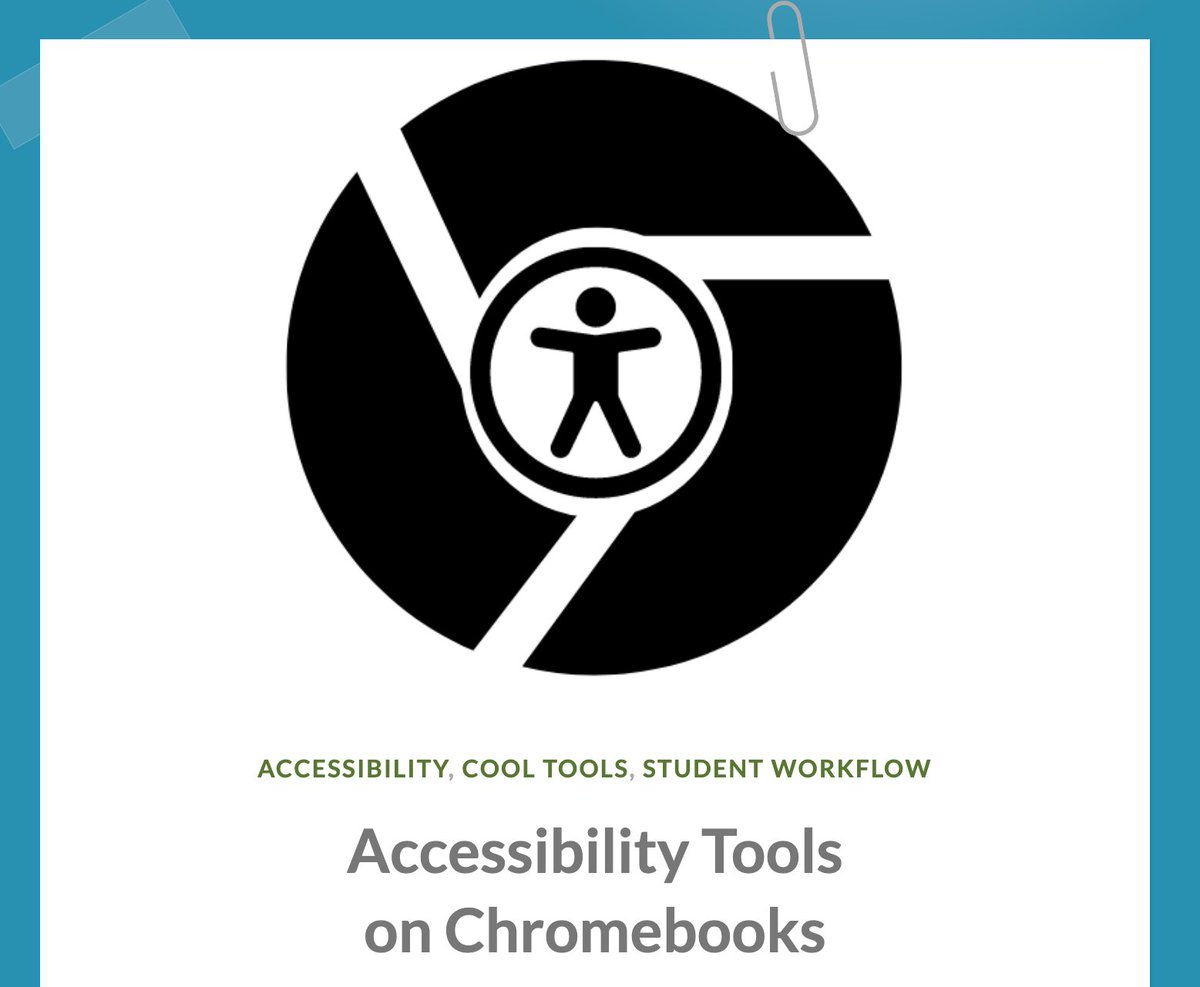 Do you know all of the ACCESSIBILITY tools there are on #Chromebooks? sbee.link/mukjwv6hcq via @melaniezolnier #edutwitter #edtech #techtips