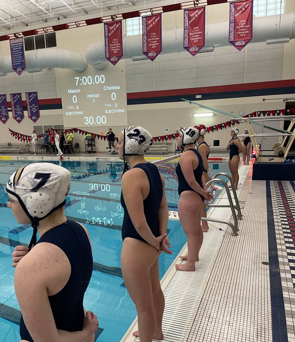 From the opening sprint to the last buzzer, the @ChelseaBulldogs took care of business. Varsity got the win 20-3 and JV followed suit with a 14-4 W! Next up—your #RoadDawgs travel to @AAHPolo next Thursday for the first District matchup of the season! 😤🤽‍♀️🐾