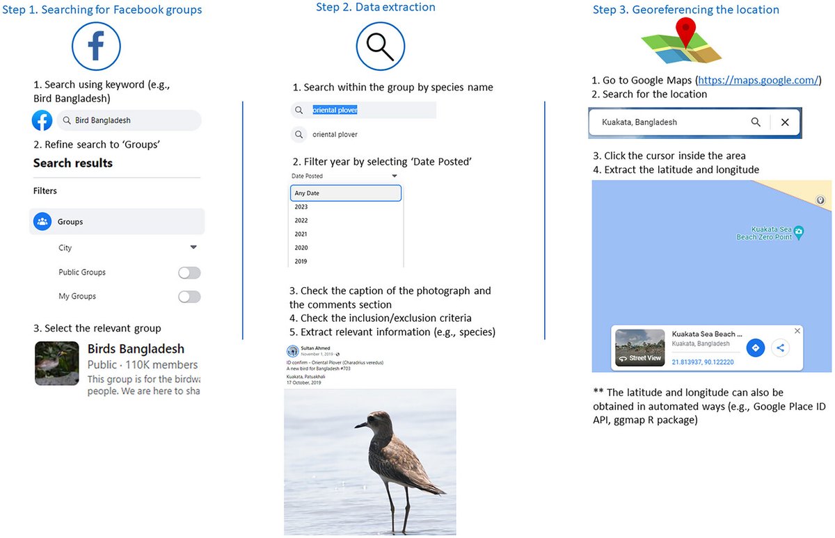 Ever wondered how to harvest species locality data from #Facebook and use it in #biodiversity/#conservation assessments? See our new method paper, published in @ConBiology. @UQ_CBCS @UQ_News @idiv @UniJena @UFZ_de doi.org/10.1111/cobi.1…