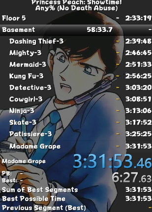 100Saria's tweet photo. got the world record in the new peach game that came out a bit ago https://t.co/sTo32mqe3R