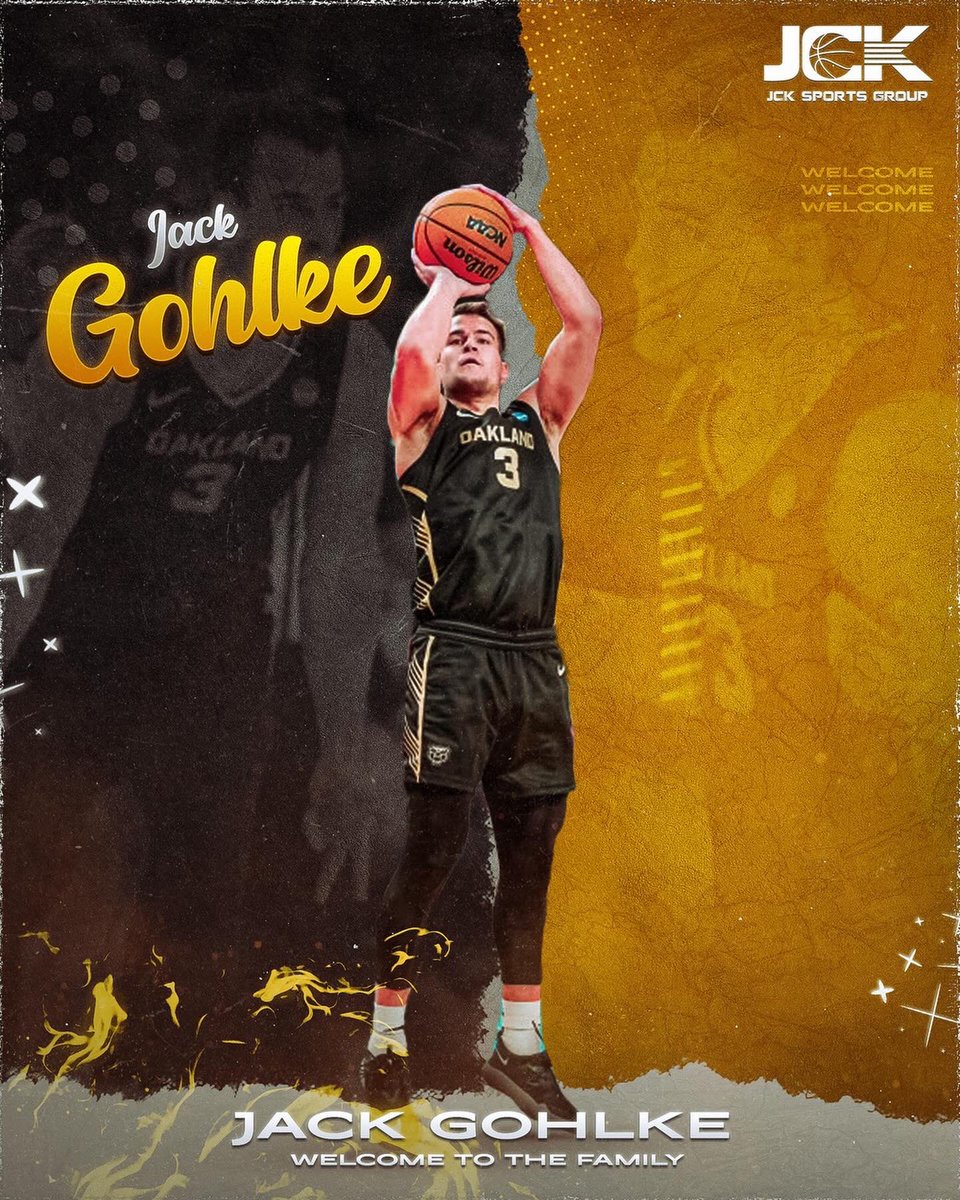 We are excited to Welcome @jgohlke34 to the #JCK Family #LetsWork 📊🫱🏾‍🫲🏼🏀