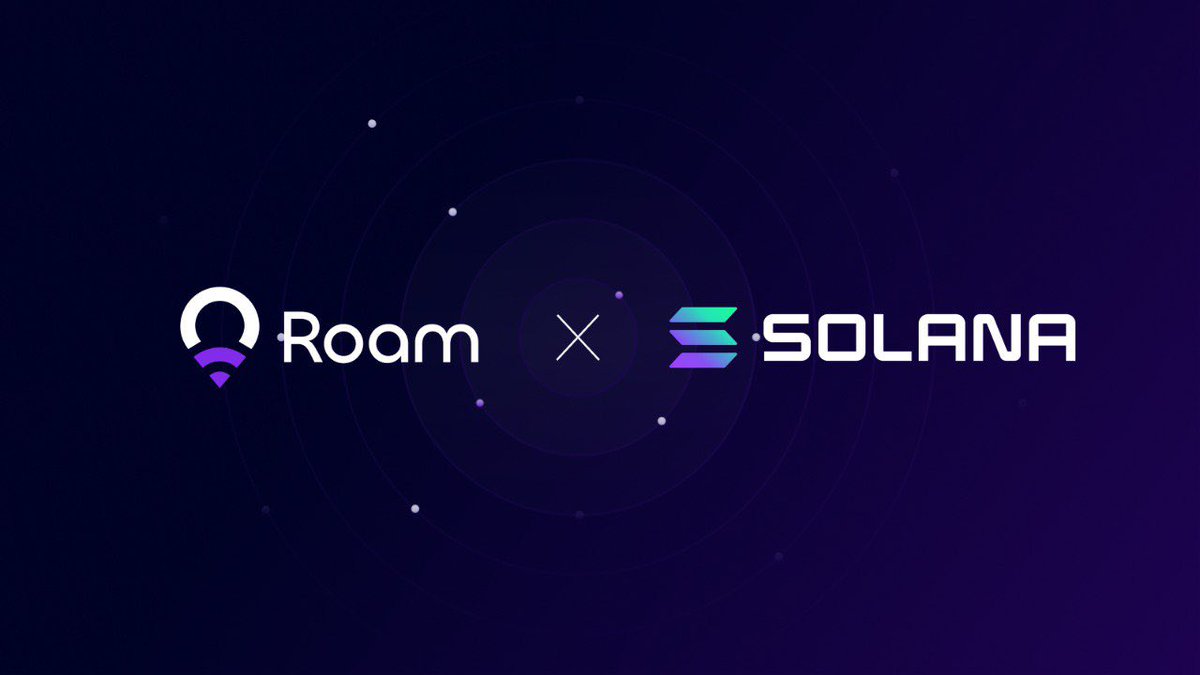 THREAD TIME ON $ROAM 🔥 DePIN is making moves!! And so is $SOL (Lmk if u like the thread style or it) Recently a project announced its migration onto solana which peaked my interest. This could be my next GEM! #Roam (previously @metablox), a Decentralized Wifi project, will…