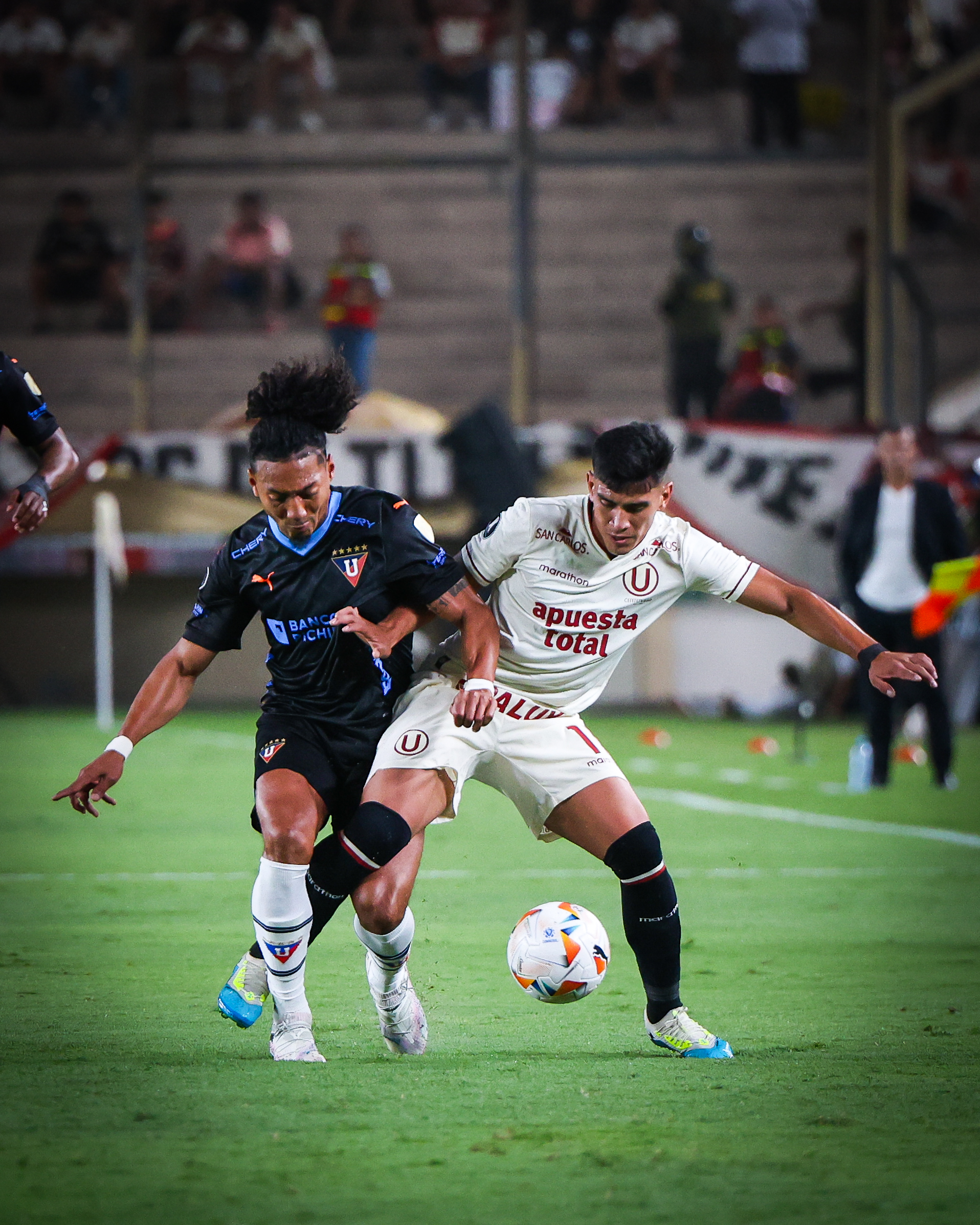 José Rivera, en acción (Foto: Conmebol Libertadores)