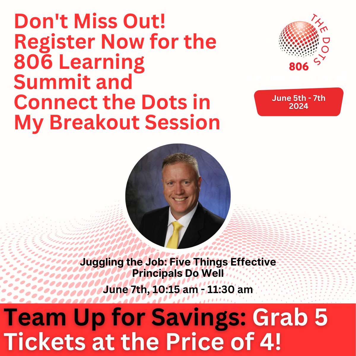 Hope you will join me at the @806Technologies Learning Summit!  We will all be connecting the dots and maybe learning to juggle a few of them! @ModelSchoolsHMH @schoolrubric #bebold