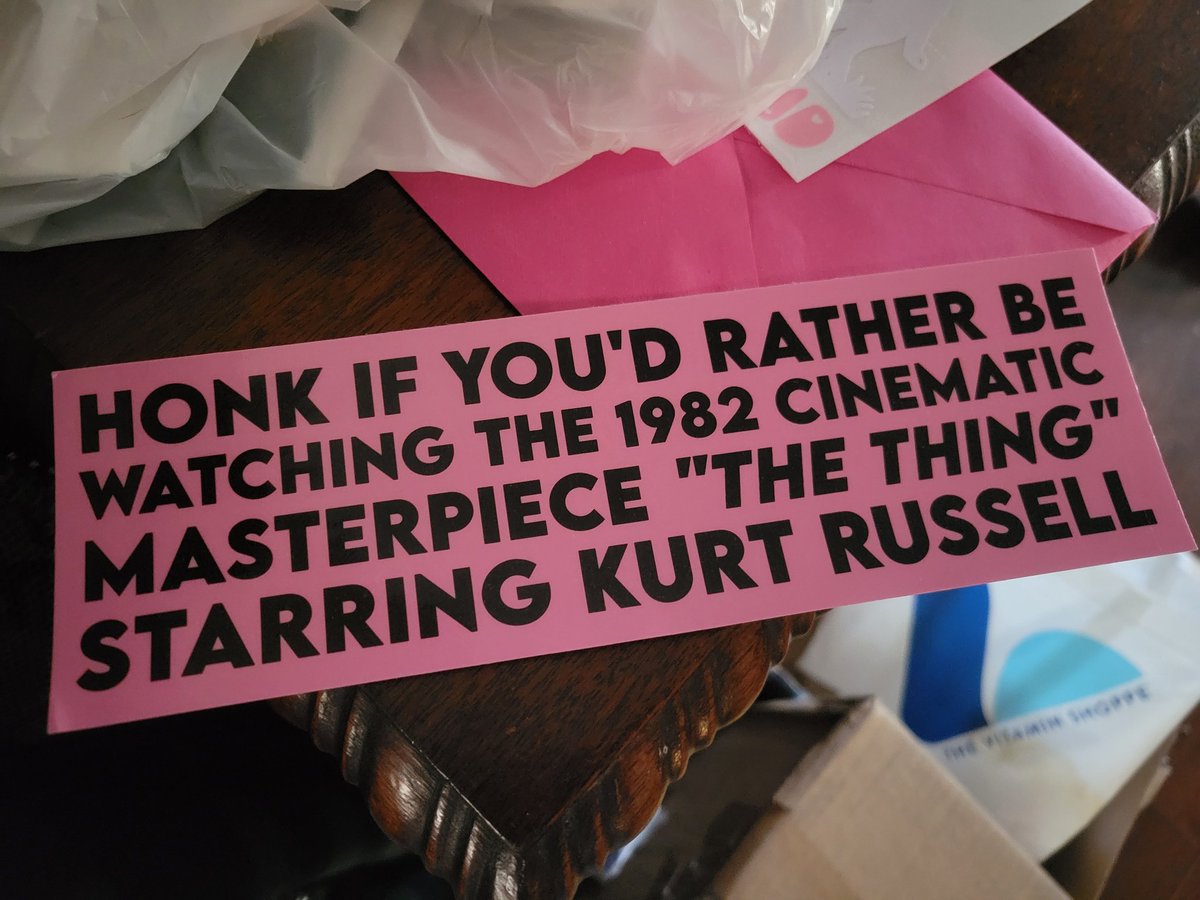 got myself a new bumper sticker 🥹