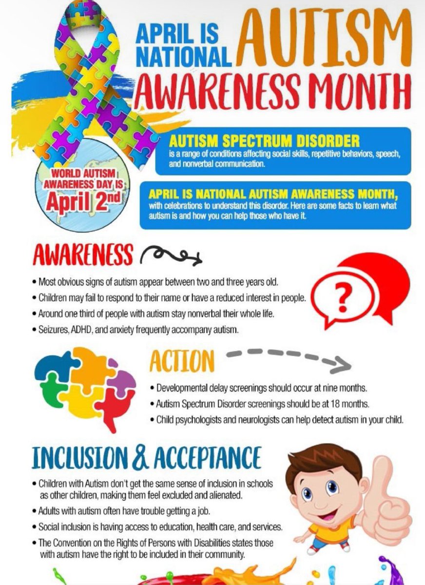 April celebrates Autism Awareness Month. AAM aims to promote acceptance for the condition that occurs in 1 in every 54 children, in the US. This spreads awareness to promote acceptance, celebrate differences, and become more inclusive towards the autistic individuals around us.
