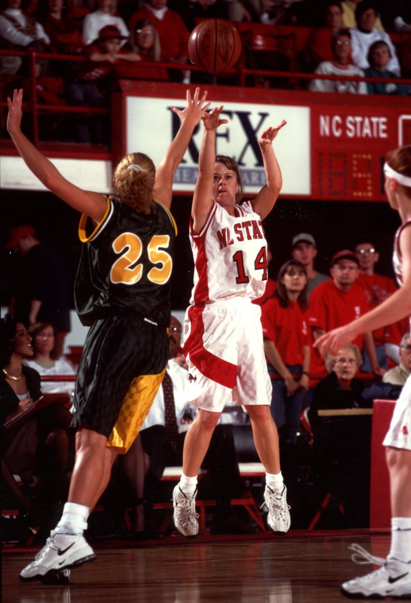 Since <a href="/PackWomensBball/">NC State WBB 🐺🏀</a> is in the Final 4, I thought I would spotlight a former star athlete from my area: Jennifer (Howard) Wolgemuth.

In 117 career games played from 1993-1997, she averaged 13 points, 2.8 assists and 0.7 steals per game for the Wolfpack.